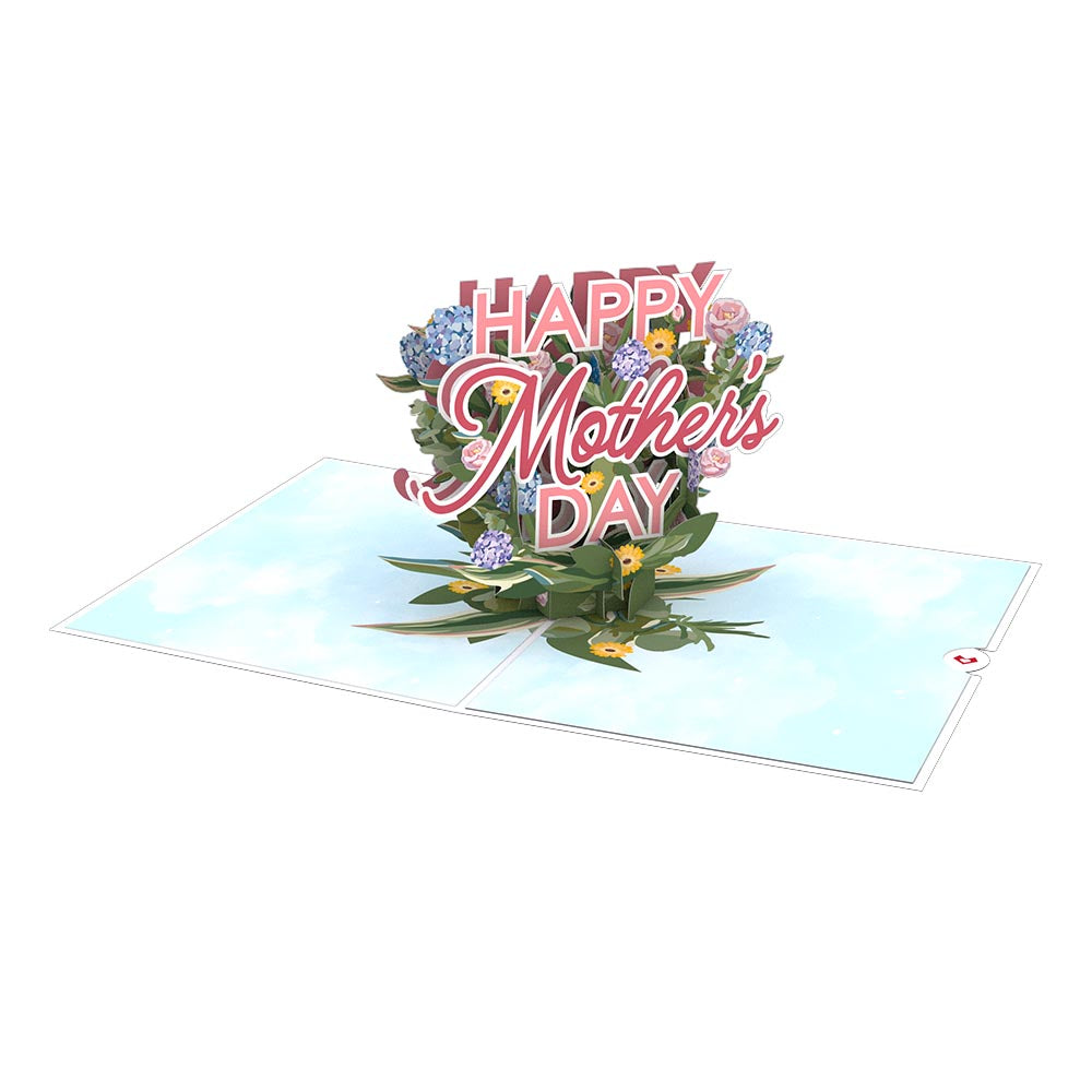 Happy Mother's Day Hydrangeas Pop-Up Card