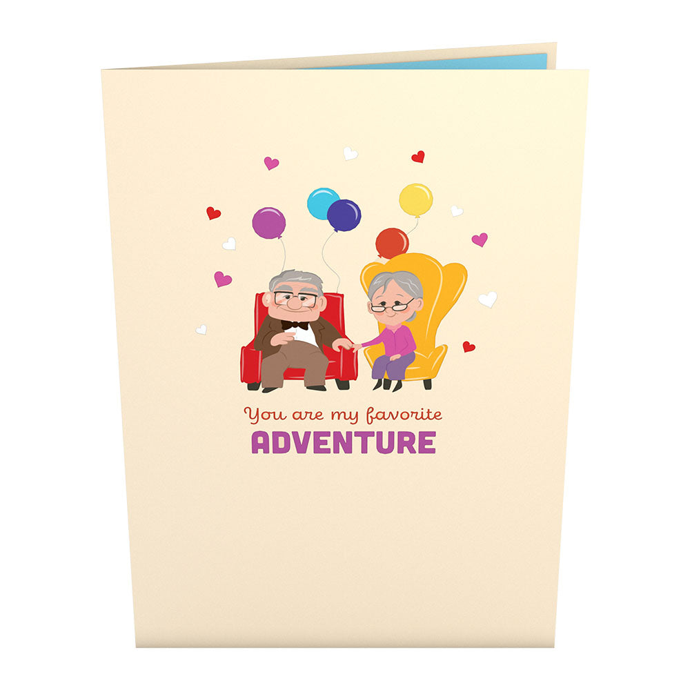 Disney and Pixar Up My Greatest Adventure Pop-Up Card