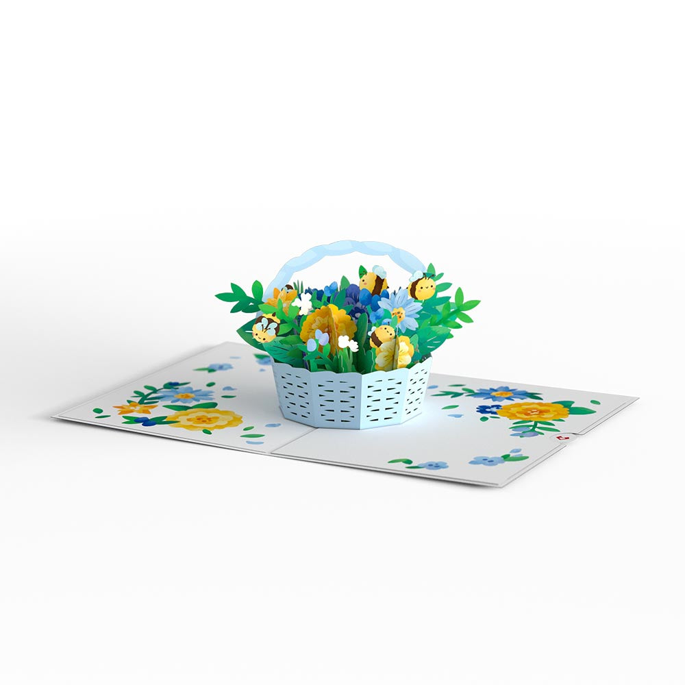 Beelieve Bee-utiful Flower Patch Pop-Up Card