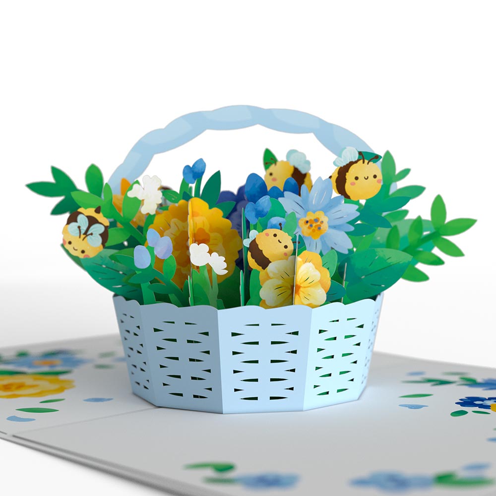 Beelieve Bee-utiful Flower Patch Pop-Up Card