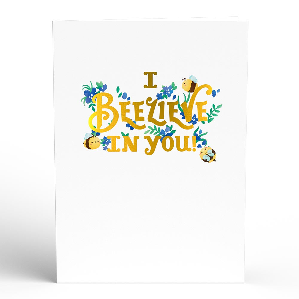 Beelieve Bee-utiful Flower Patch Pop-Up Card