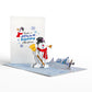 Frosty The Snowman Jolly Happy Christmas Pop-Up Card