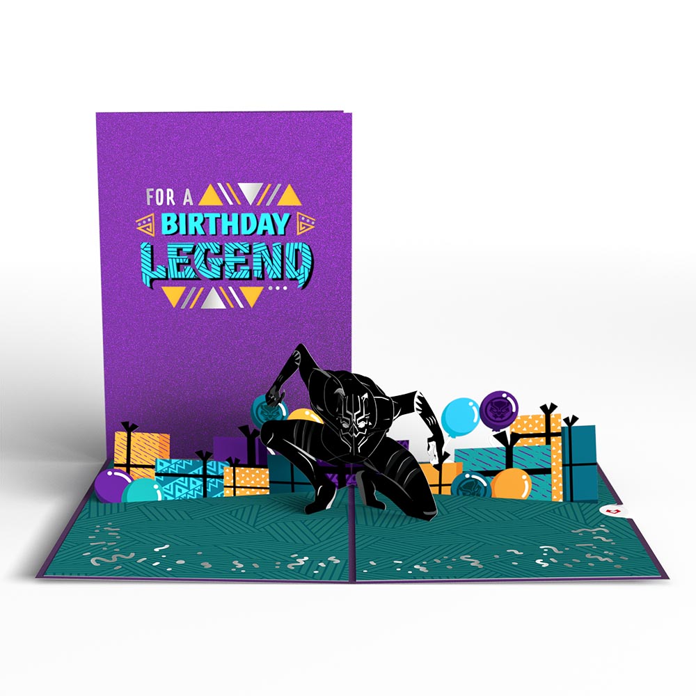 Marvel's Black Panther Birthday Legend Pop-Up Card