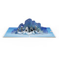 Winter Borealis Scene Pop-Up Card