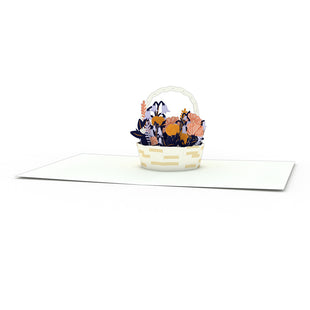 Thank You Flower Basket Notecards (4-Pack)