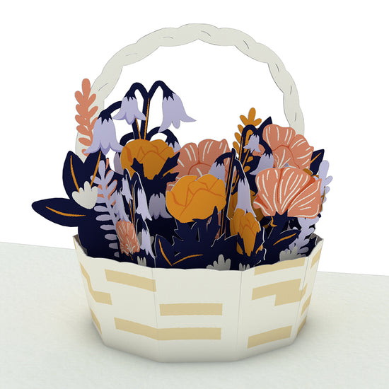 Thank You Flower Basket Cards Flower Basket Thank You Cards Lovepop