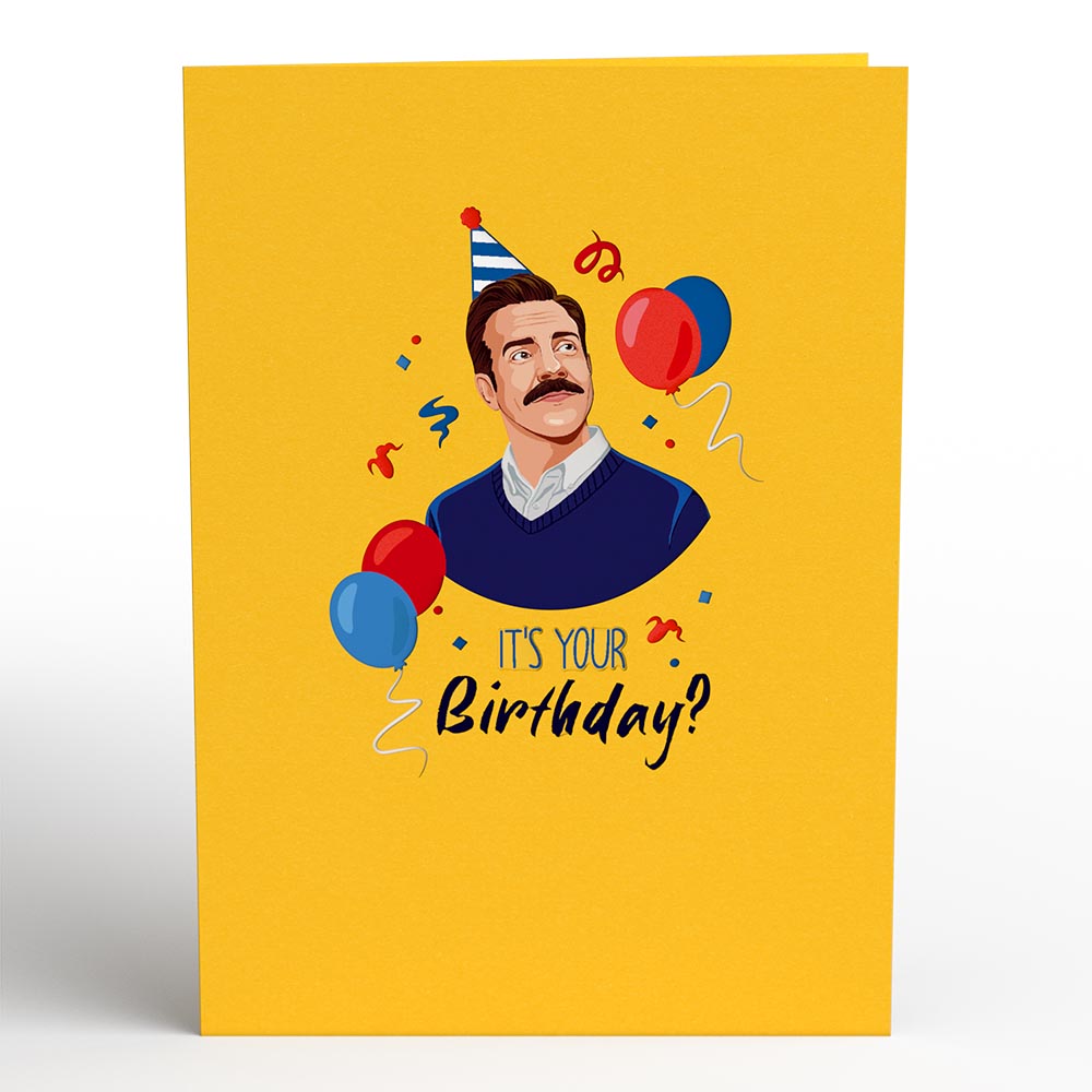 Ted Lasso I Believe Birthday Pop-Up Card