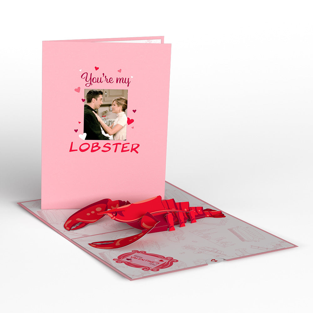 Friends You're My Lobster Pop-Up Card