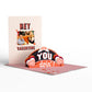 Friends How You Doin'? Valentine Pop-Up Card