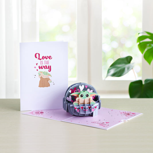 Star Wars™ The Mandalorian™ Grogu™ Love is the Way Pop-Up Card