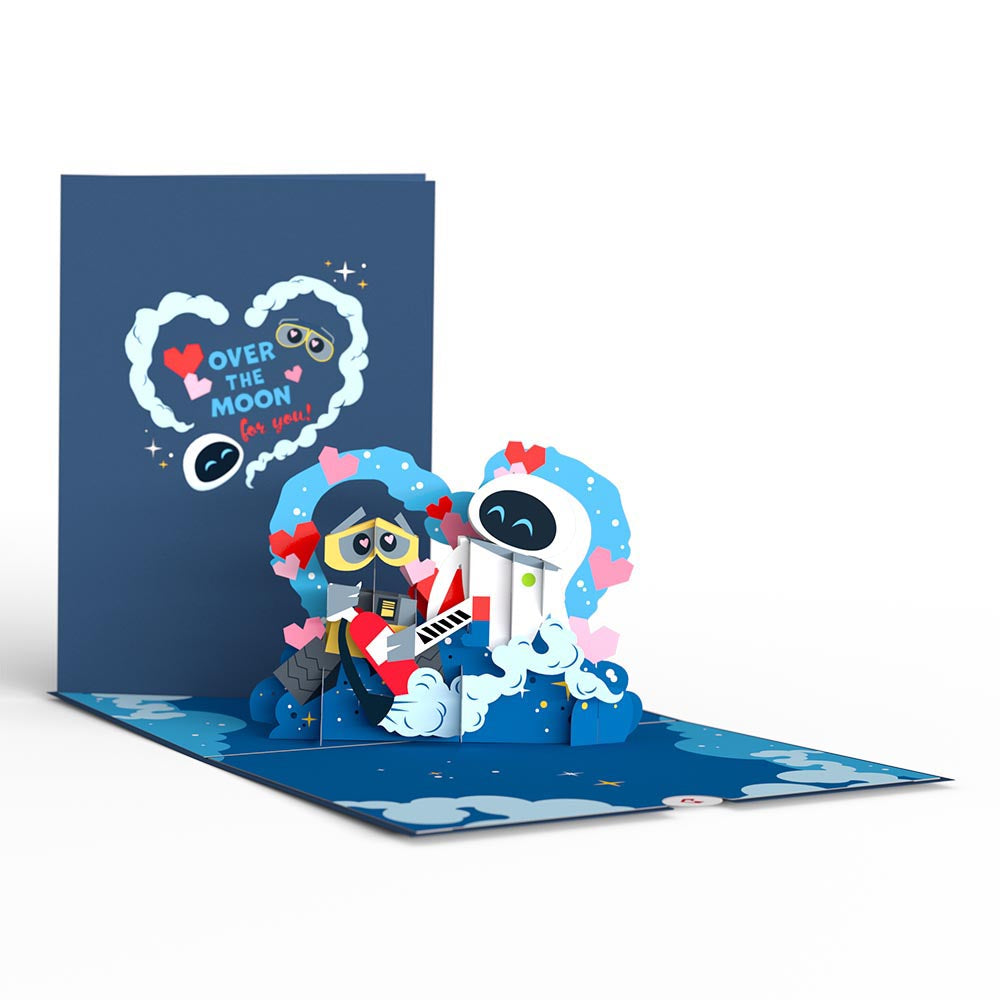 Disney and Pixar's WALL•E Over The Moon For You Pop-Up Card