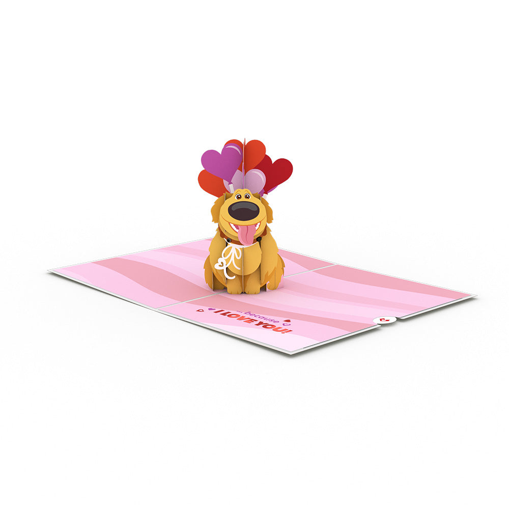 Disney and Pixar Up Dug Loves You Pop-Up Card