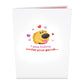 Disney and Pixar Up Dug Loves You Pop-Up Card