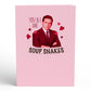 The Office Soup Snakes Pop-Up Card