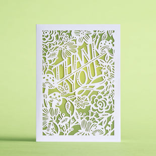 Flora Fauna Thank You: Lovepop Moments™ Card greeting card -  Lovepop