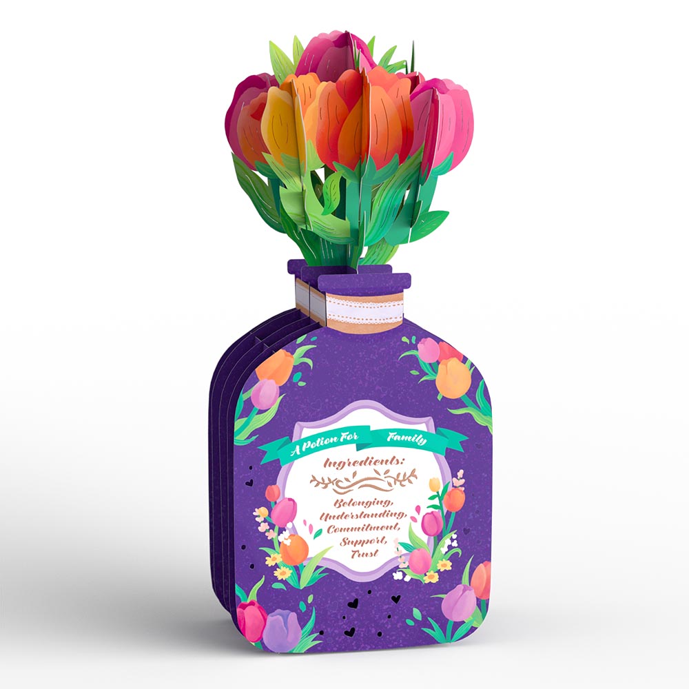 Better Together Pop-Up Card with Mini Potion Bouquet