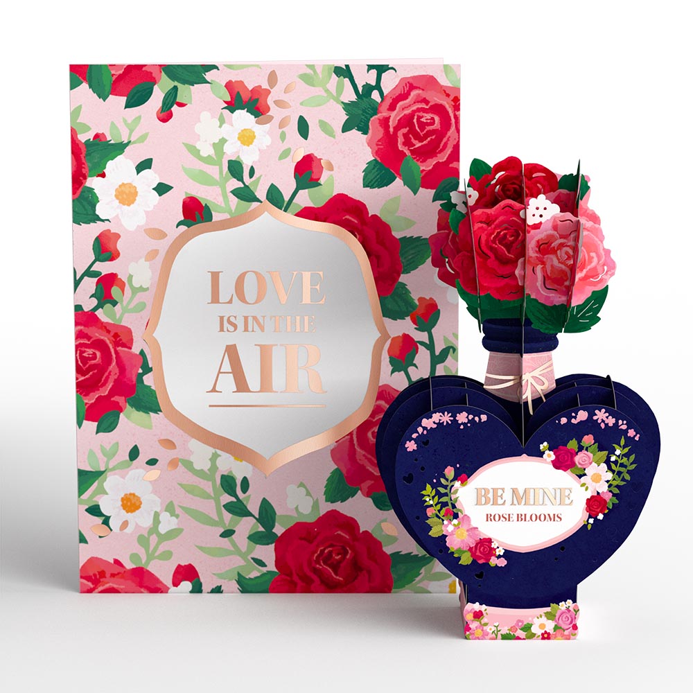 Be Mine Pop-Up Card with Mini Potion Bouquet