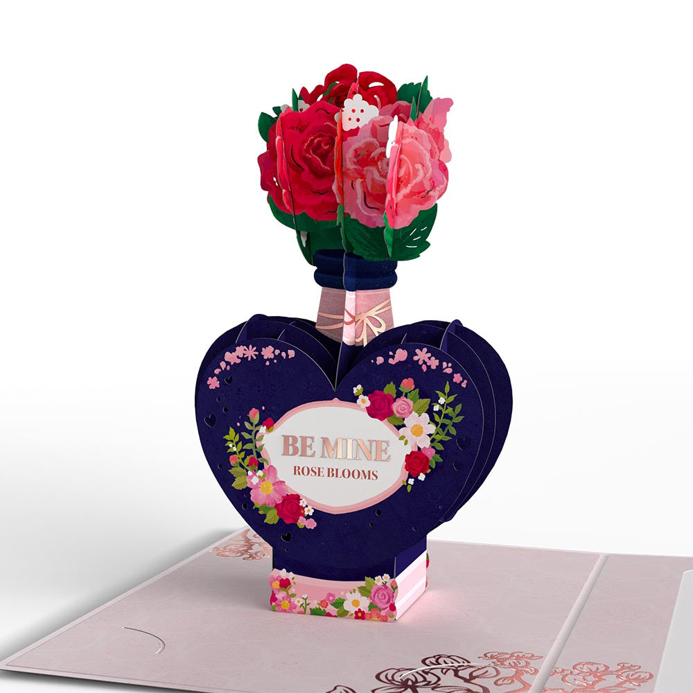 Be Mine Pop-Up Card with Mini Potion Bouquet