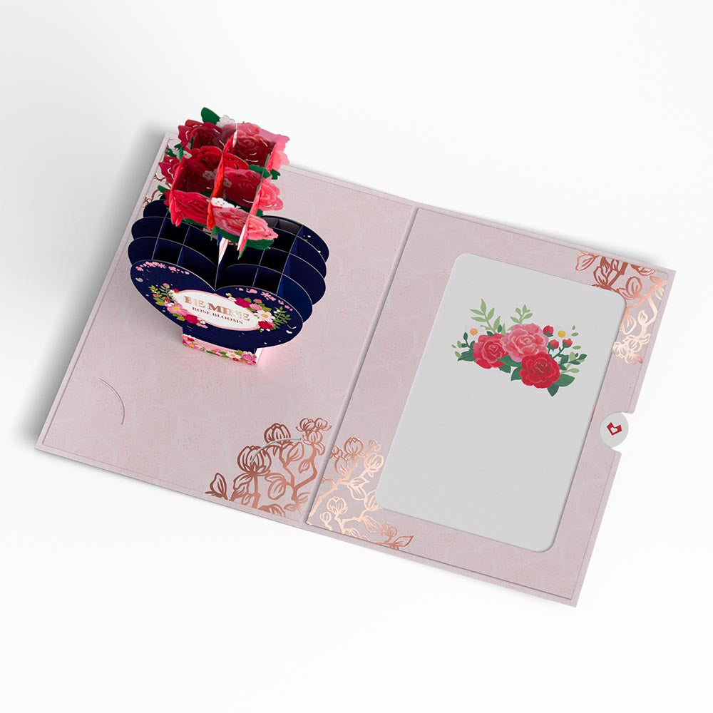 Be Mine Pop-Up Card with Mini Potion Bouquet