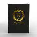 Pisces Zodiac Birthday Pop-Up Card
