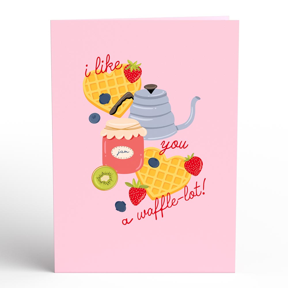 Like You a Waffle-Lot Pop-Up Card