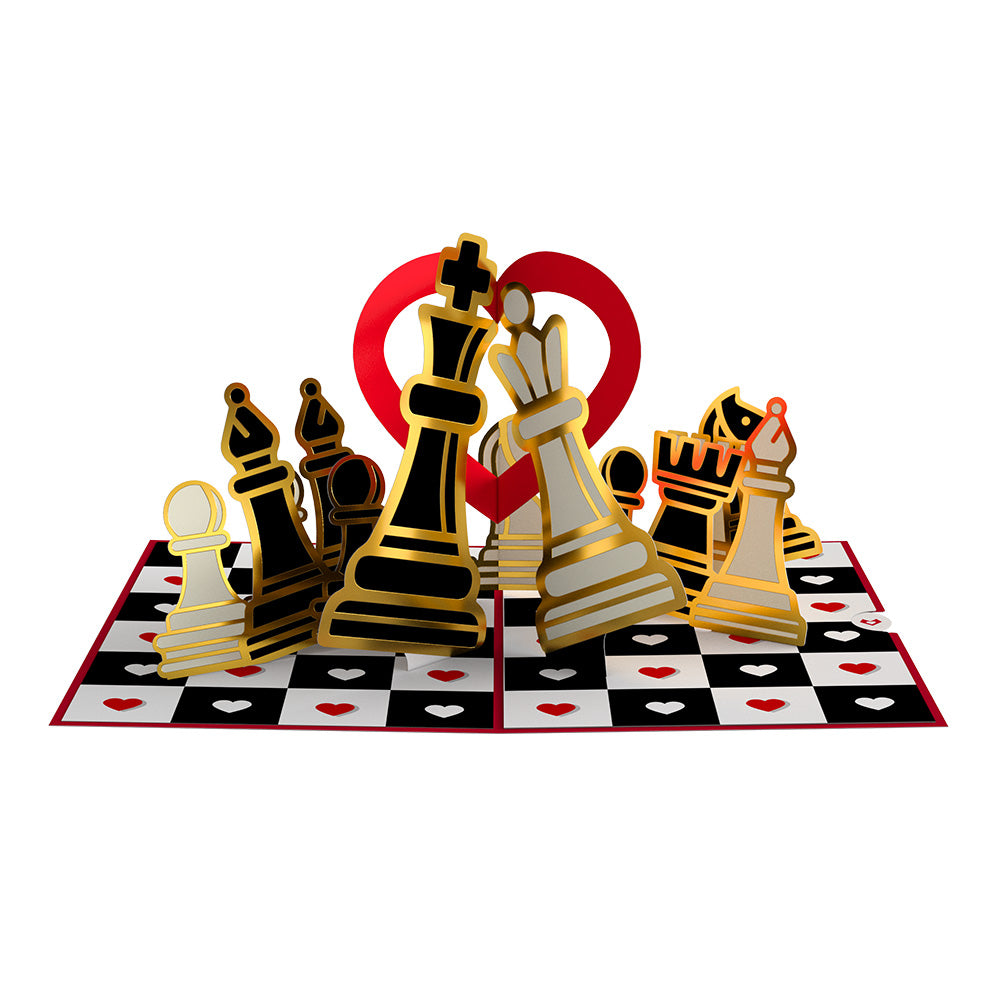 Chess Valentine's Card | You're My Perfect Mate Pop-Up Card | Lovepop