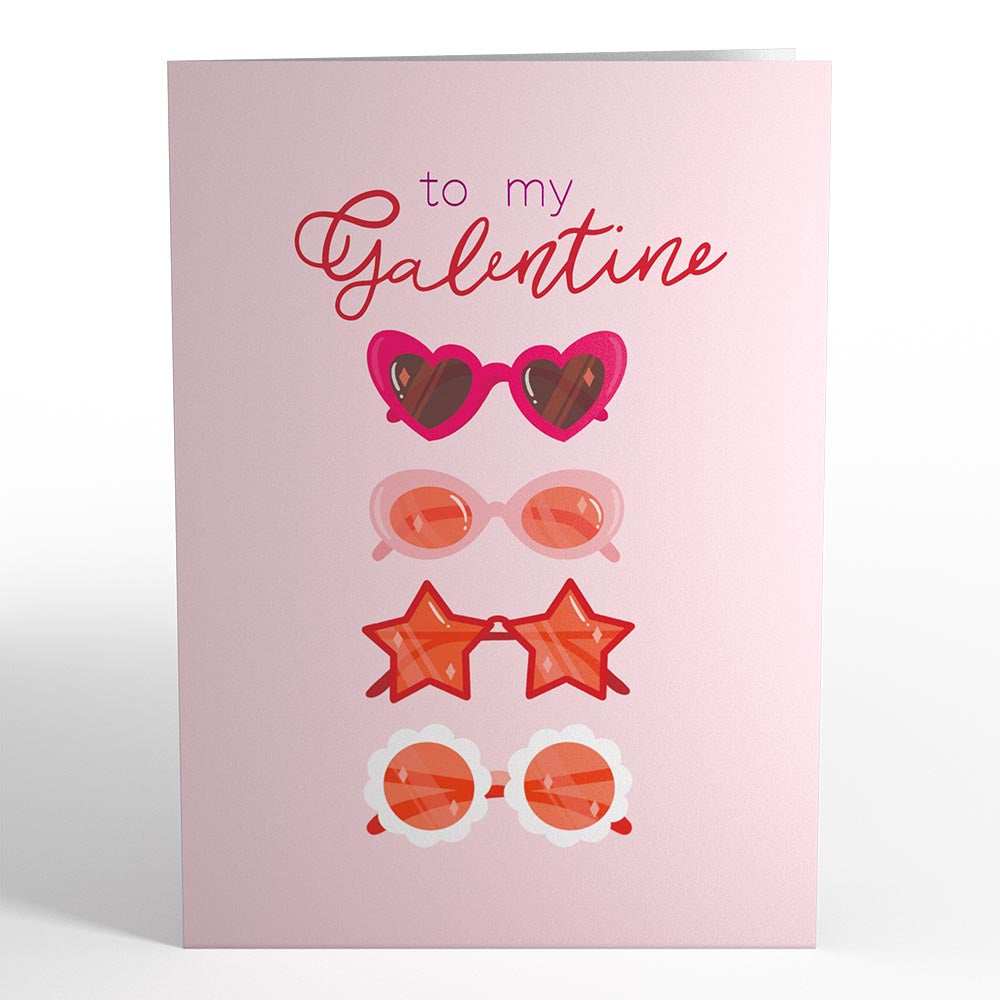 Spectacular Galentine's Day Pop-Up Card