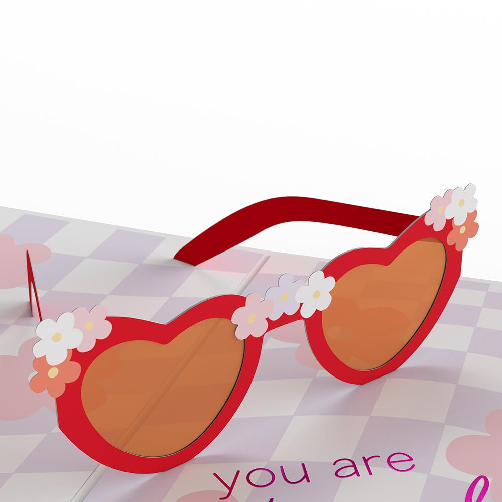 Spectacular Galentine's Day Pop-Up Card