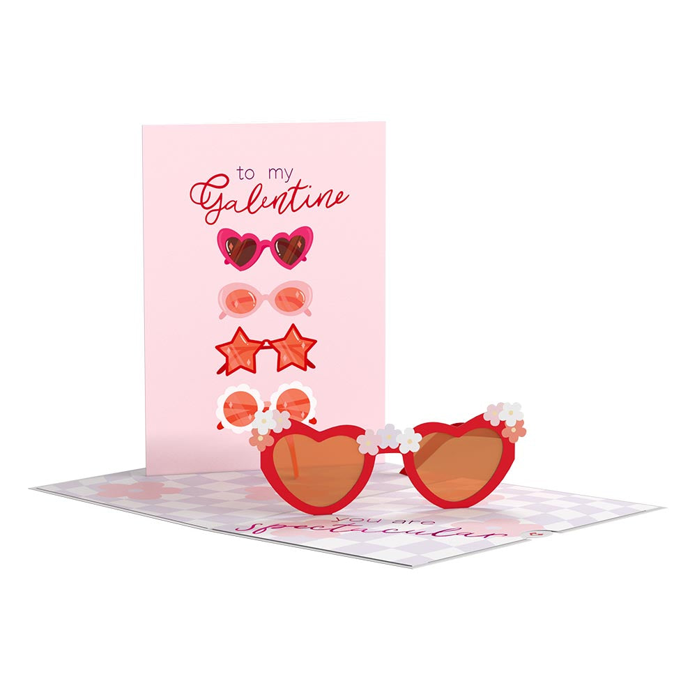 Spectacular Galentine's Day Pop-Up Card