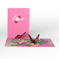 Floral Garden Butterflies Pop-Up Card & Bouquet Bundle