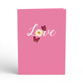 Floral Garden Butterflies Pop-Up Card