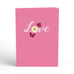 Floral Garden Butterflies Pop-Up Card & Bouquet Bundle