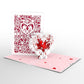 Vintage Love Birds Valentine's Day Pop-Up Card