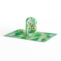 Stained Glass Sunflowers Pop-Up Card