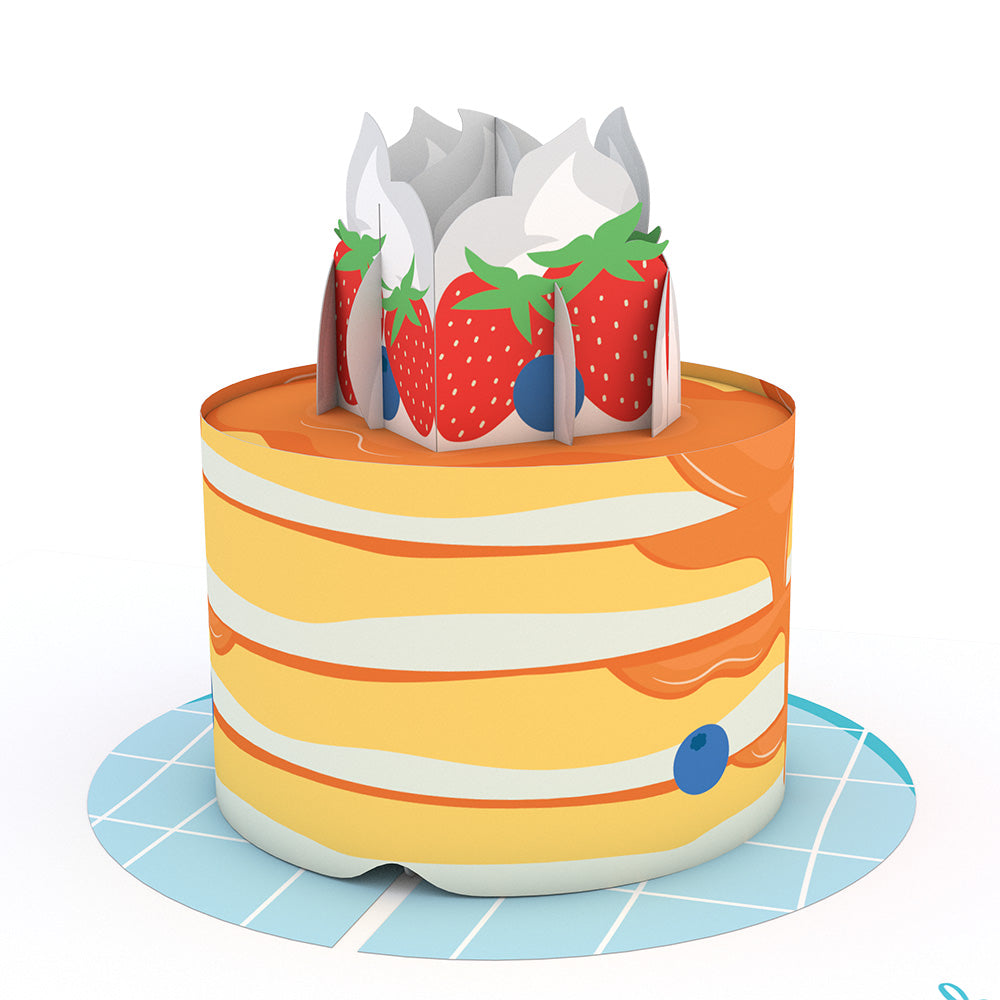 Pancake Stacks Birthday Paperpop Card®