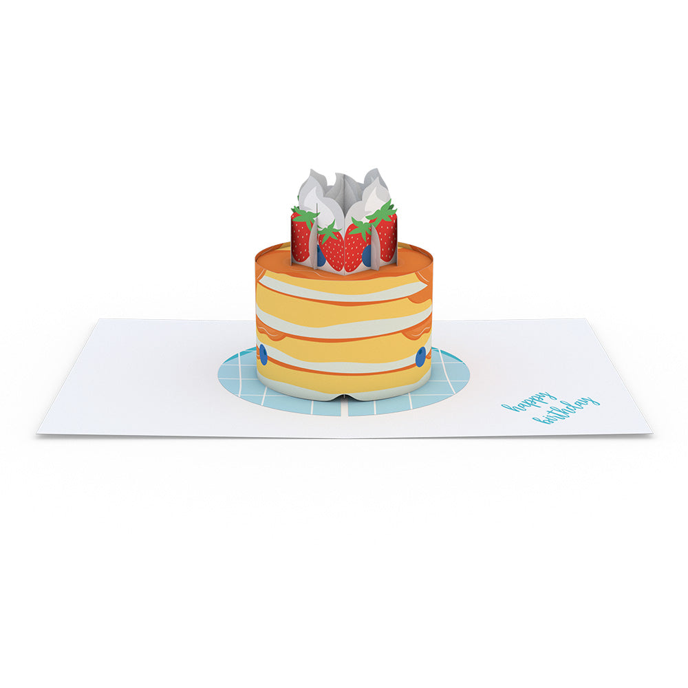 Pancake Stacks Birthday Paperpop Card®