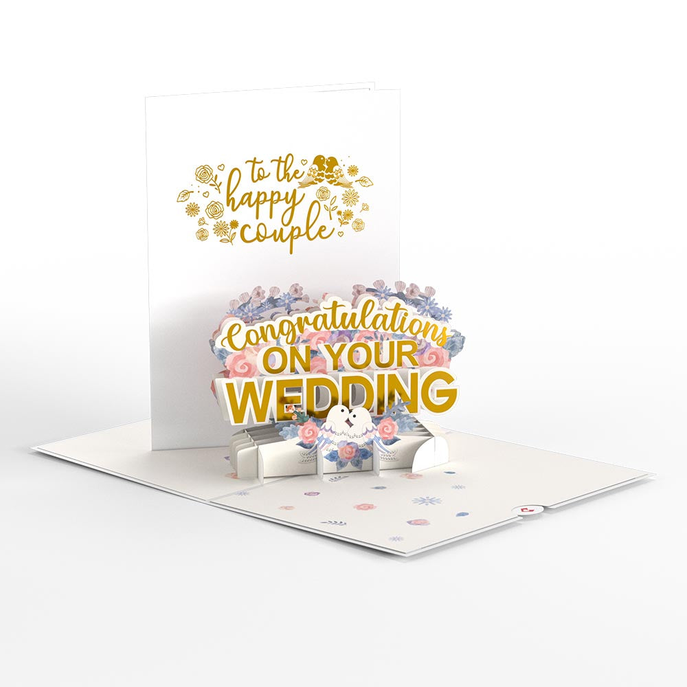 Wedding Congratulations Pop-Up Card