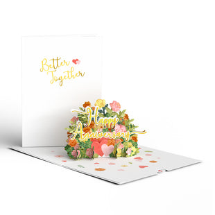 Better Together Anniversary Pop-Up Card greeting card -  Lovepop