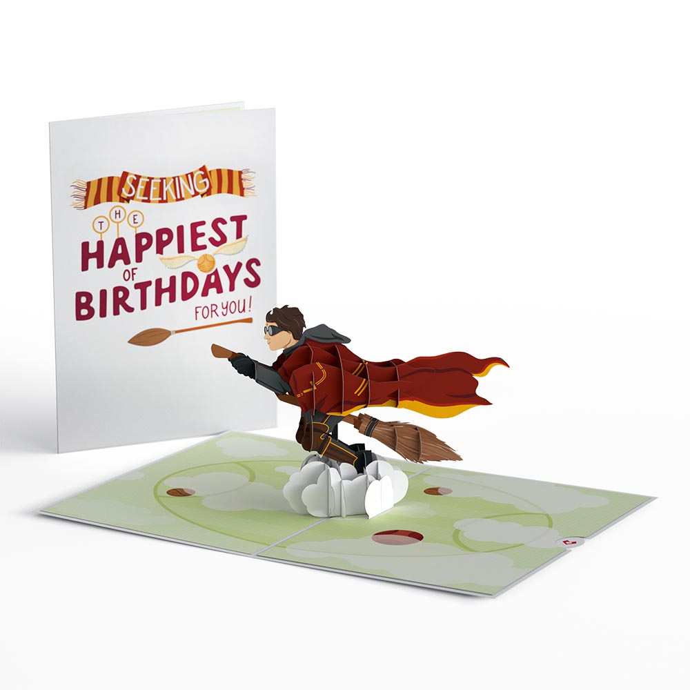 Harry Potter Seeker Birthday Pop-Up Card