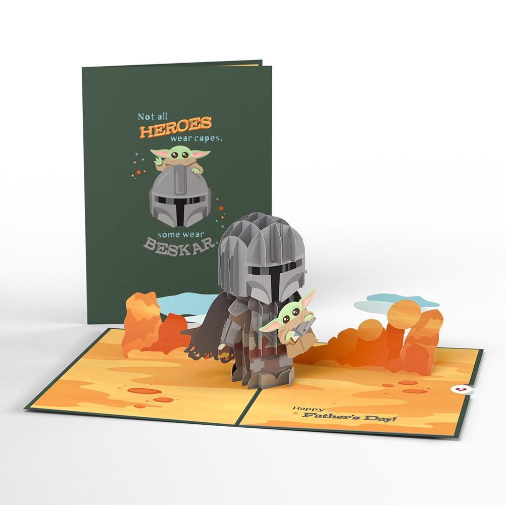 Star Wars™ The Mandalorian™ Beskar Father's Day Pop-Up Card