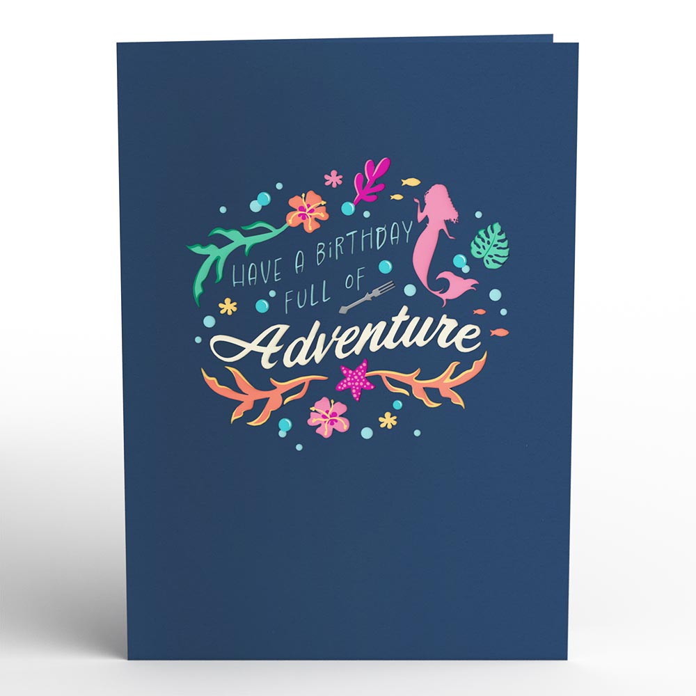 Disney The Little Mermaid Birthday Adventure Pop-Up Card