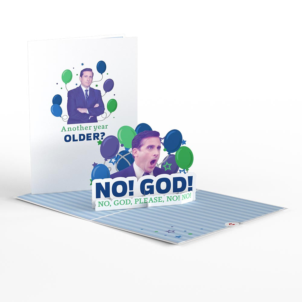 The Office No! God! Birthday Pop-Up Card