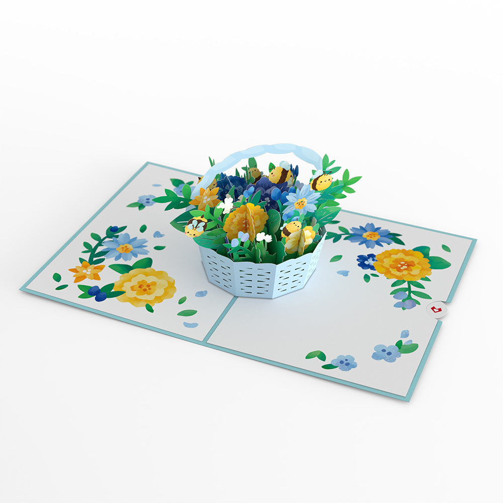 Bee-utiful Flower Pop-Up Card & Bouquet Bundle