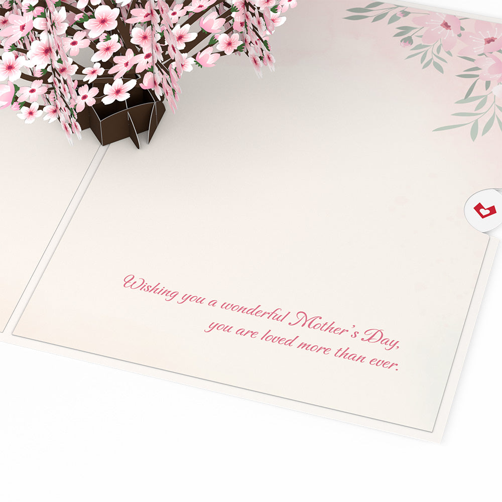 To My Grandma Mother’s Day Cherry Blossom Pop-Up Card
