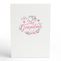 To My Grandma Mother’s Day Cherry Blossom Pop-Up Card