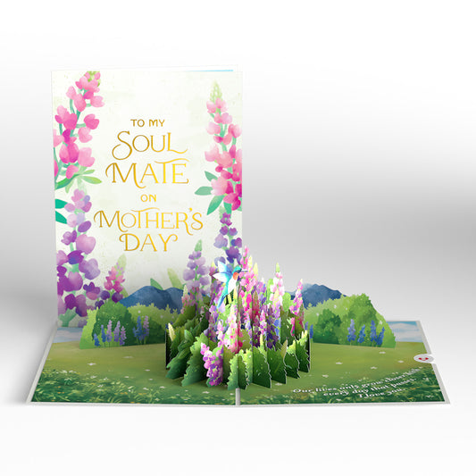 To My Soulmate on Mother’s Day Pop-Up Card