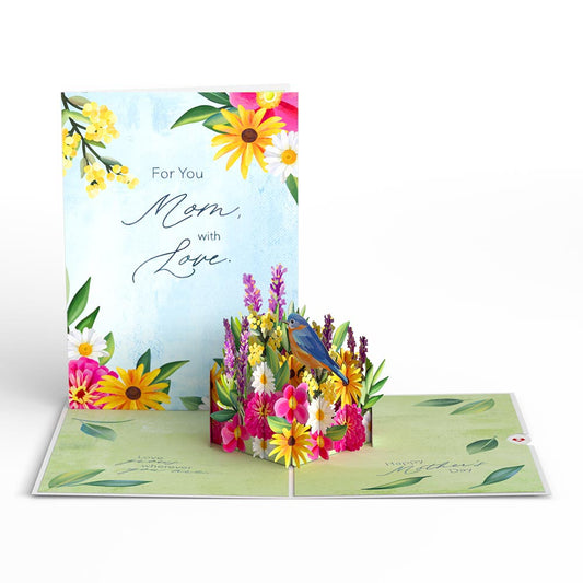 For Mom With Love Pop-Up Card