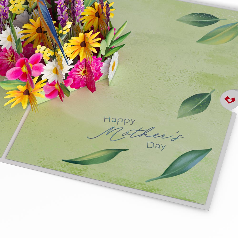 For Mom With Love Pop-Up Card