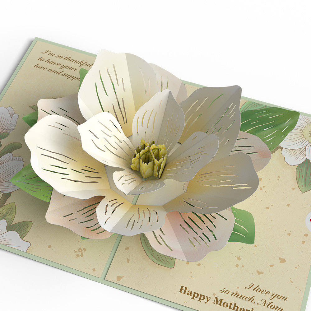 Mother’s Day Magnolia Pop-Up Card