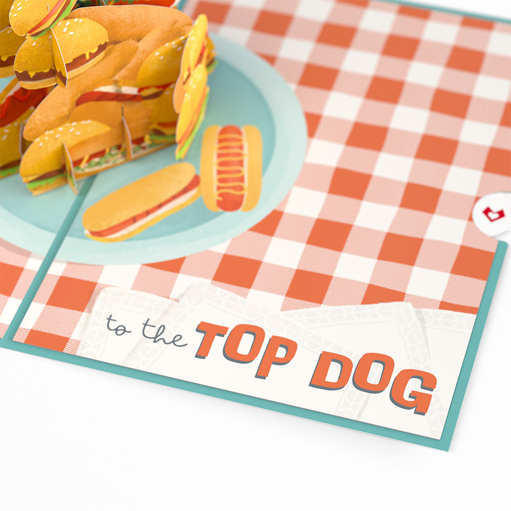 Top Dog Father’s Day Pop-Up Card